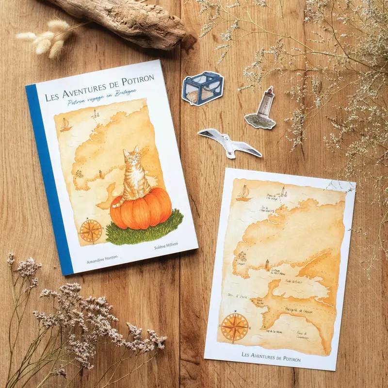 PACK Les aventures de Potiron - livre - affiche - stickers