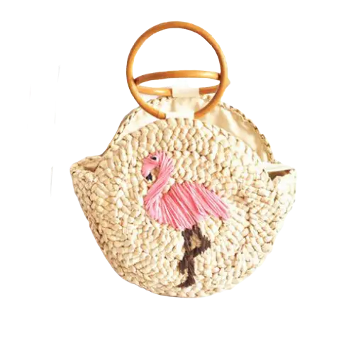 Panier Boule Flamant Rose