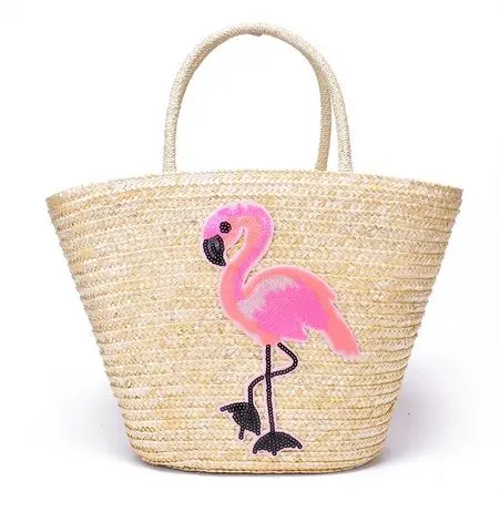 Panier Flamant Rose Chic
