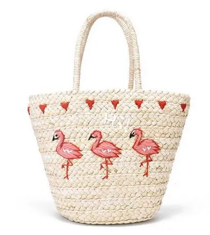 Panier Flamant Rose