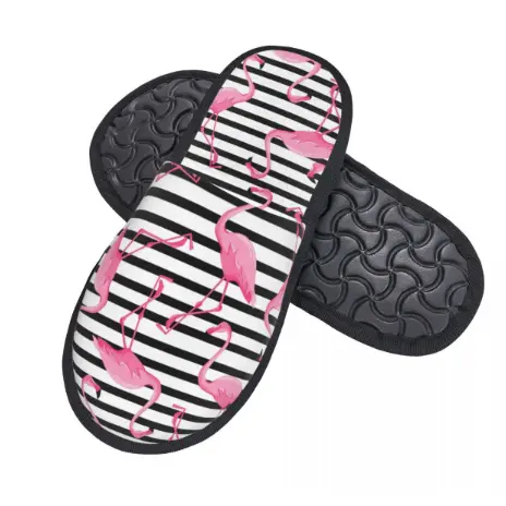 Pantoufles Flamant Rose Ado