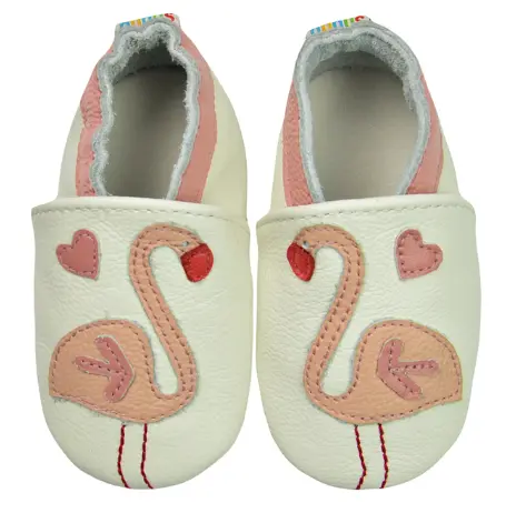 Pantoufles Flamant Rose Bébé Bleu