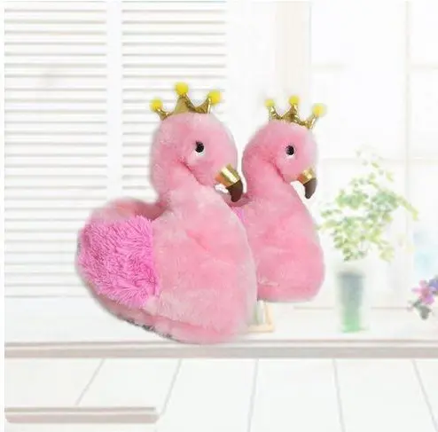 Pantoufles Flamant Rose Enfant