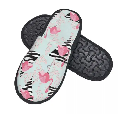 Pantoufles Flamant Rose Fille