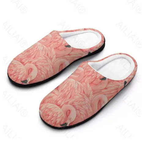 Pantoufles Flamant Rose