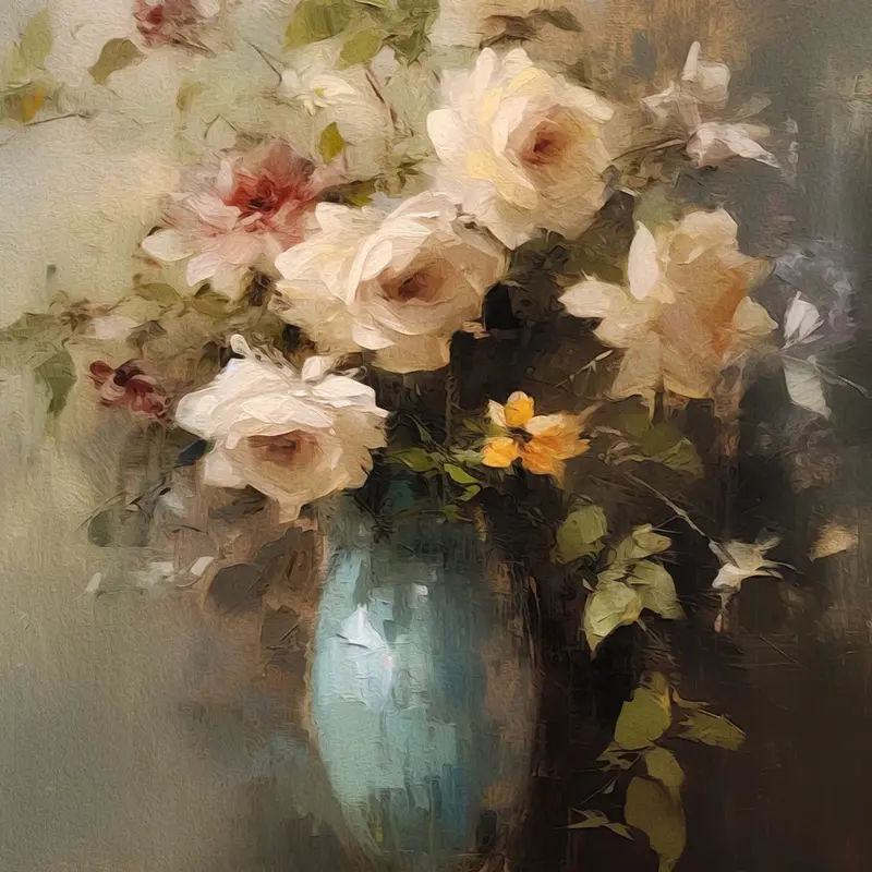 Papier de découpage de roses romantiques par Mint