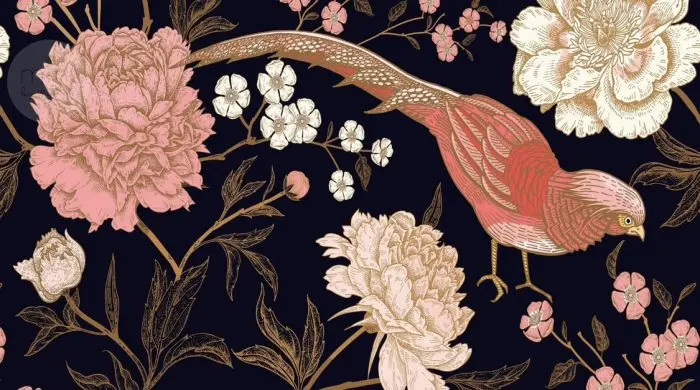 Papier de découpage faisan par Mint