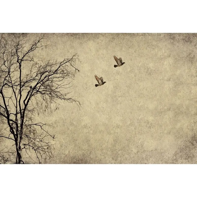Papier de découpage Flying Birds, menthe par Michelle
