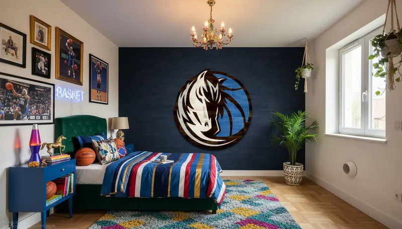 Papier Peint Basketball NBA Dallas Mavericks Sur Mesure