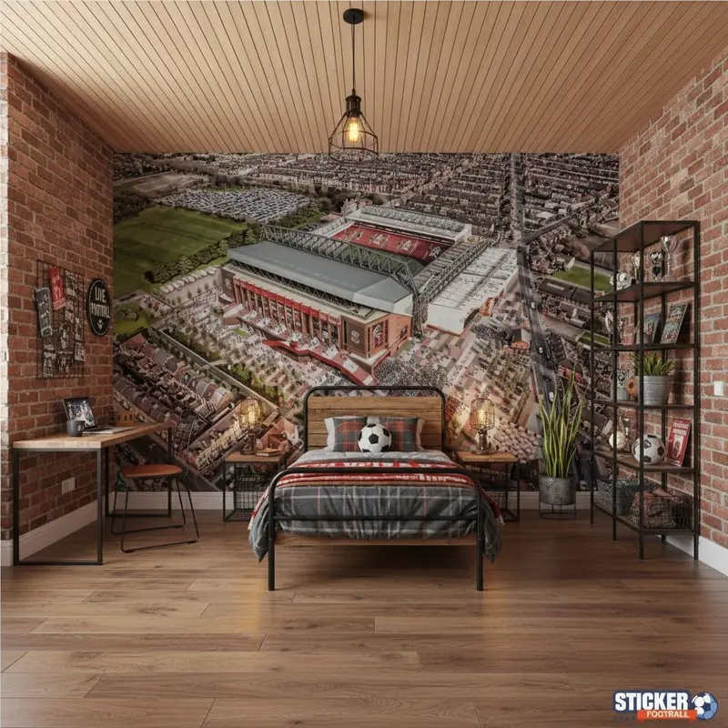 Papier peint foot Anfield english stadiums