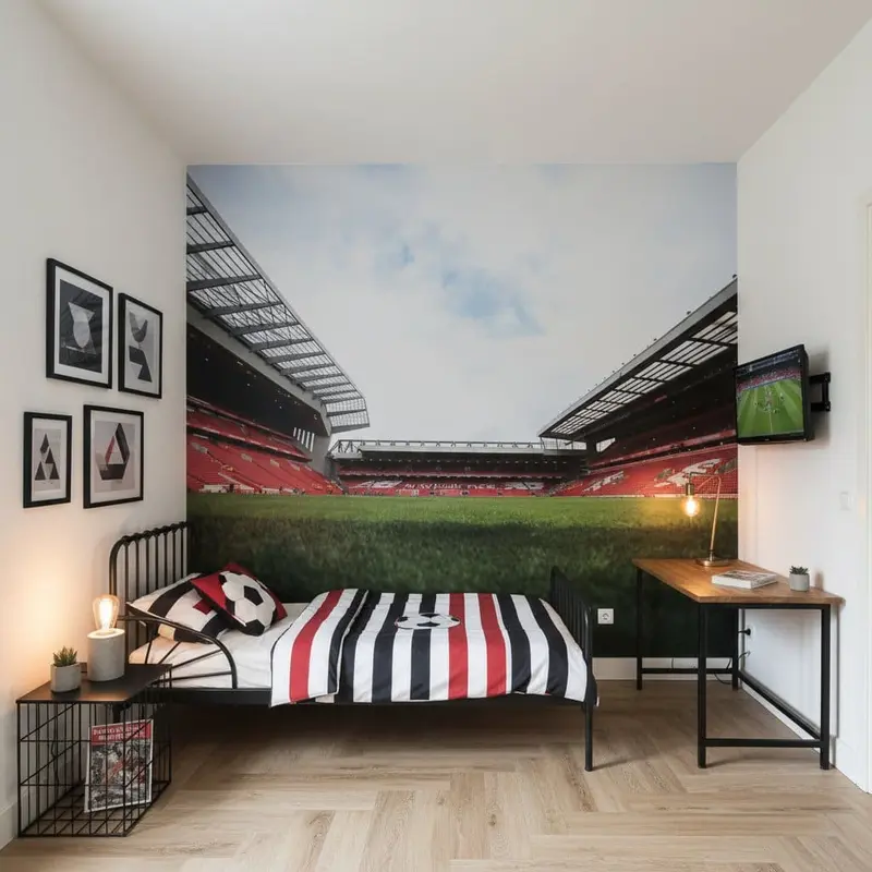 papier peint foot Anfield Liverpoll stadium football