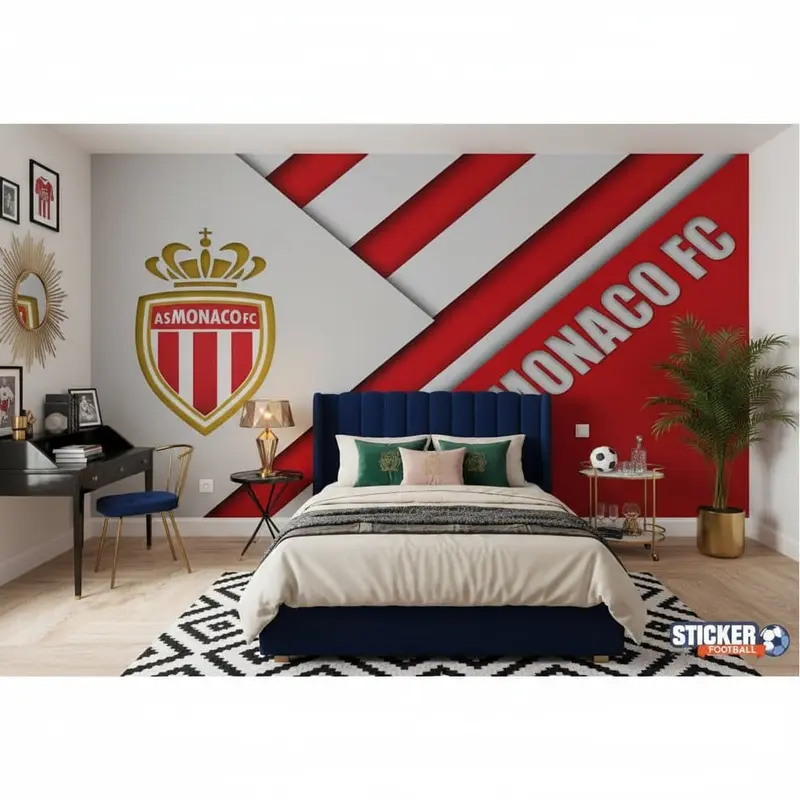papier peint foot AS Monaco