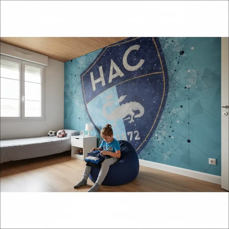 papier peint foot Le Havre HAC