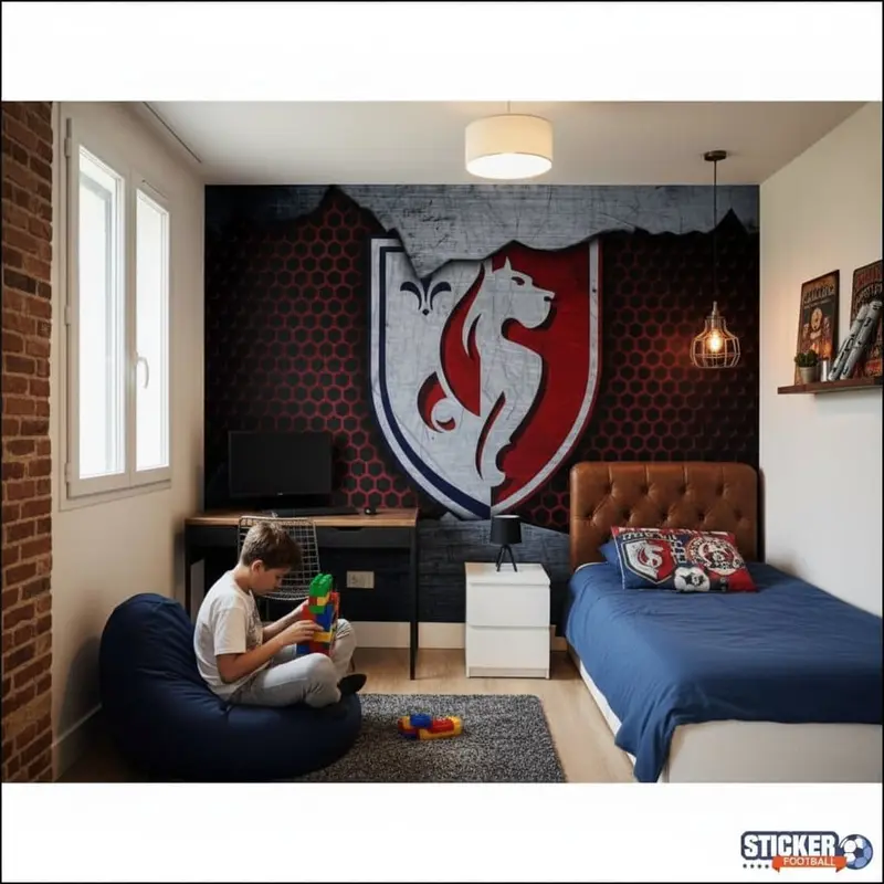 papier peint football Lille LOSC supporter