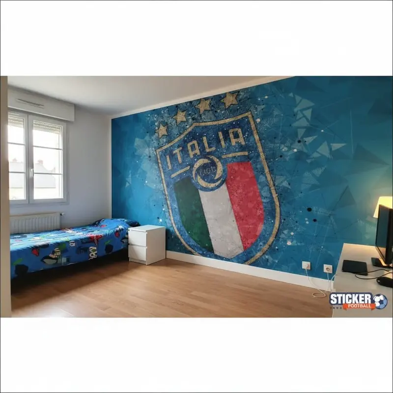 papier peint football logo italie football