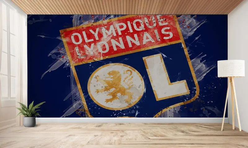 papier peint football OL LYON fan