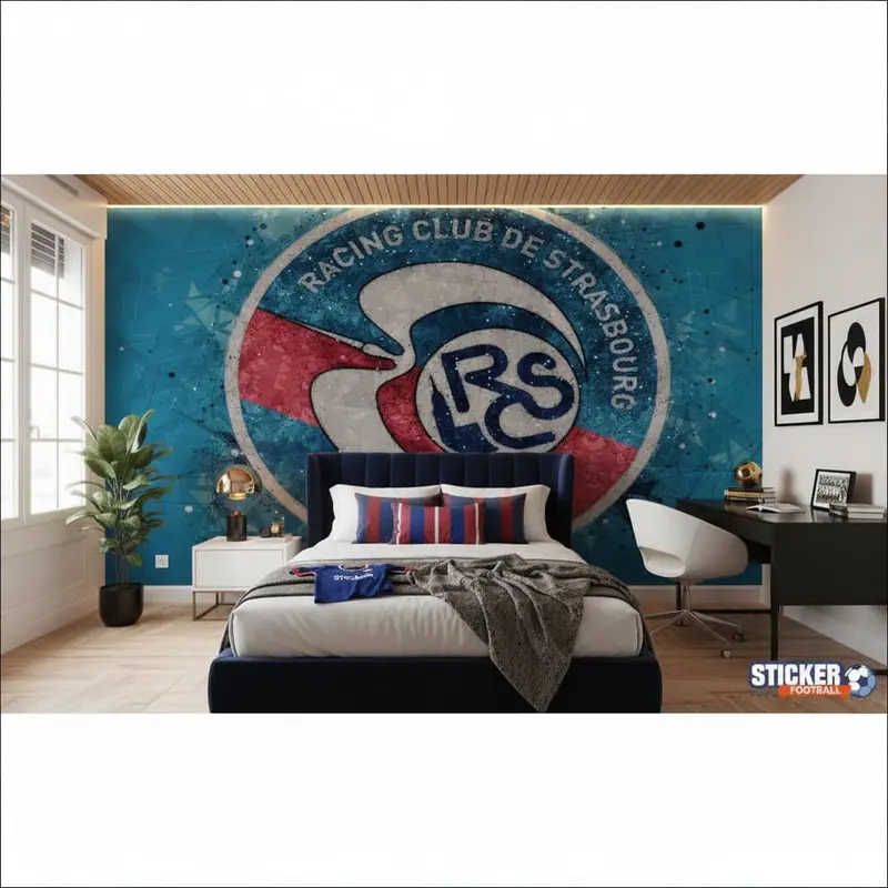 papier peint football RC Strasbourg Alsace