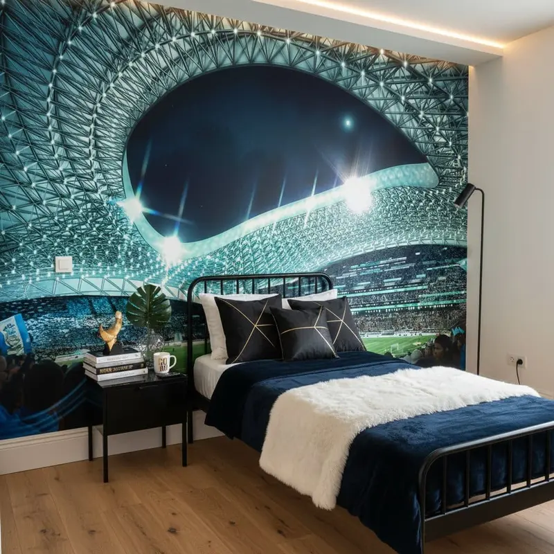 Papier peint football stade Vélodrome