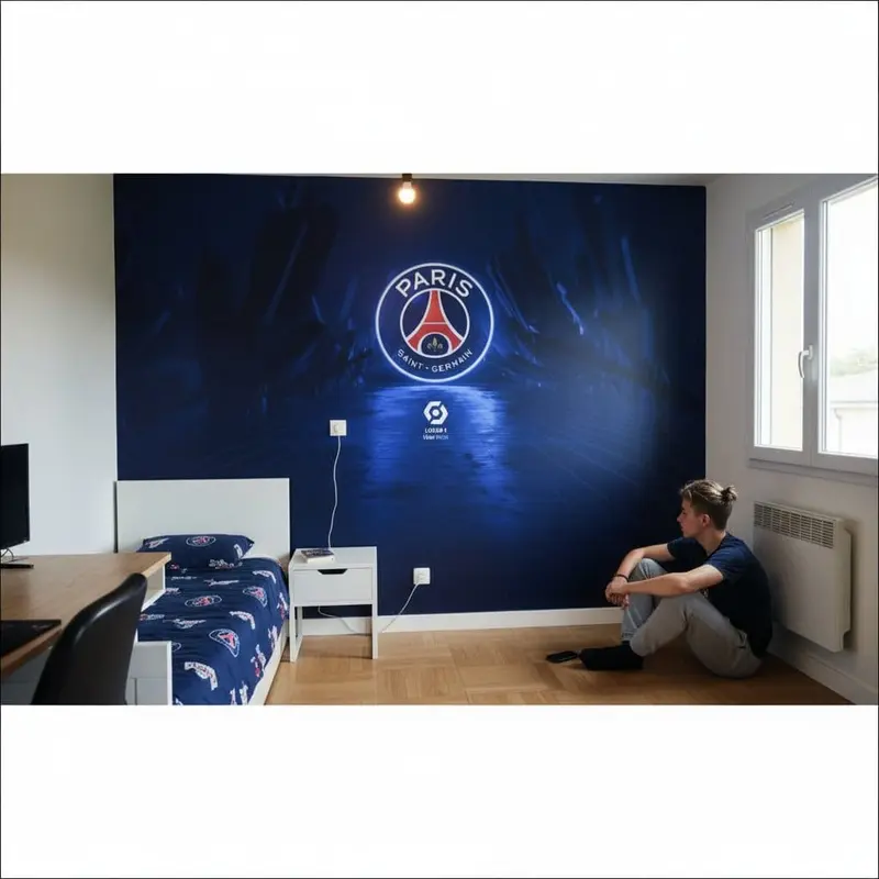 Papier Peint PSG Pour Fans - Déco Passion Foot