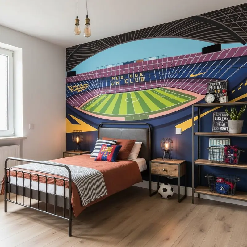 Papier Peint stade Camp Nou - FC Barcelona