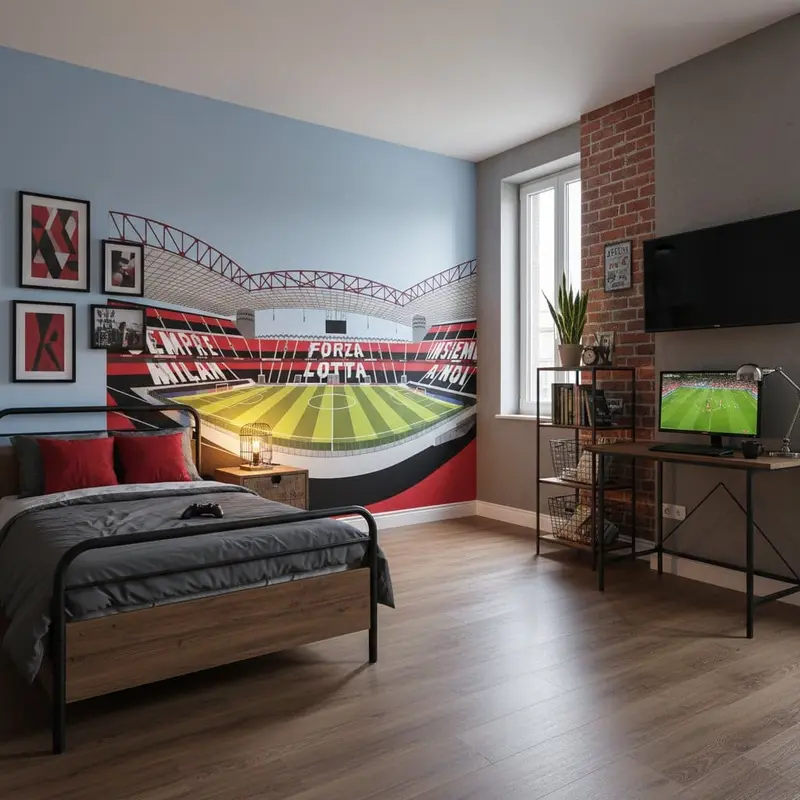 Papier Peint stade San Siro - AC Milan