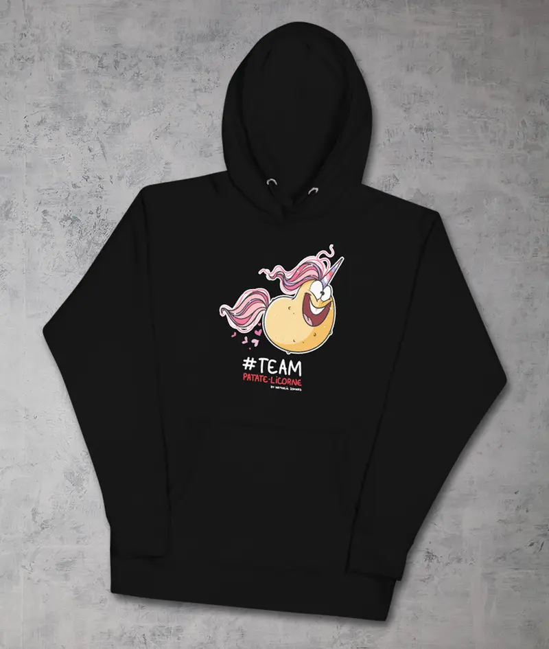 Patate-Licorne by Nathalie Jomard - Sweat à capuche premium unisexe