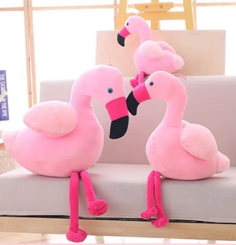 Peluche Bébé Flamant Rose