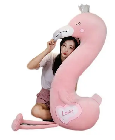 Peluche Flamant Rose 1m