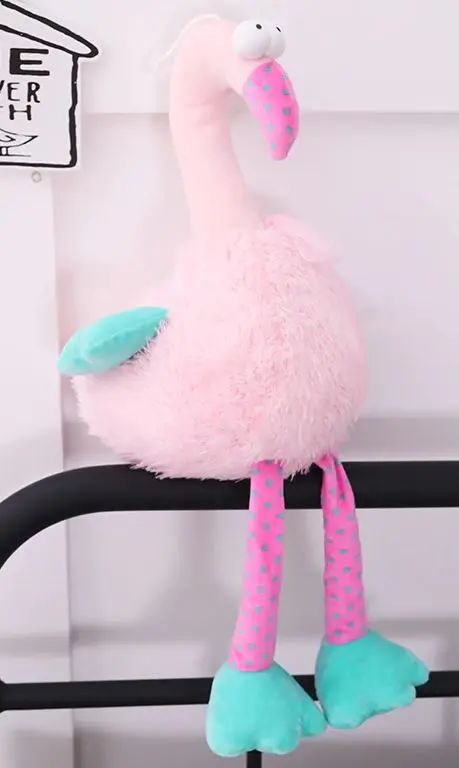 Peluche Flamant Rose 40 cm