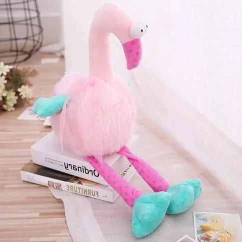 Peluche Flamant Rose 80 cm