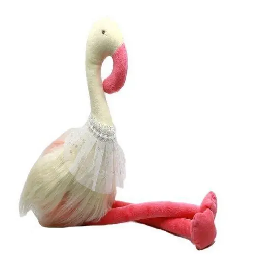 Peluche Flamant Rose Princesse