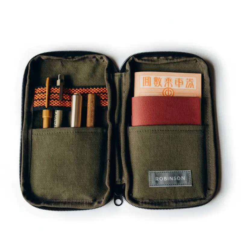 Pencil case ANYTHINGxROBINSON Green