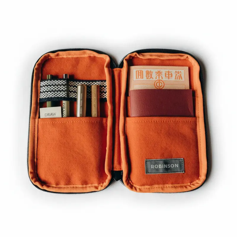 Pencil case ANYTHINGxROBINSON Orange
