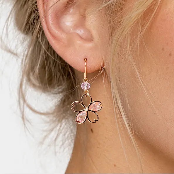 Pendientes Japoneses - Flor de Cerezo