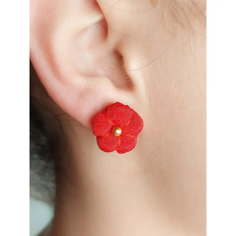 Pendientes Japoneses Flor