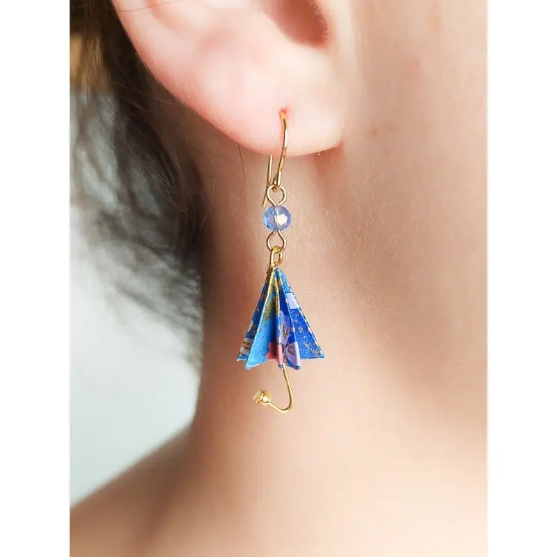 Pendientes Paraguas Azul