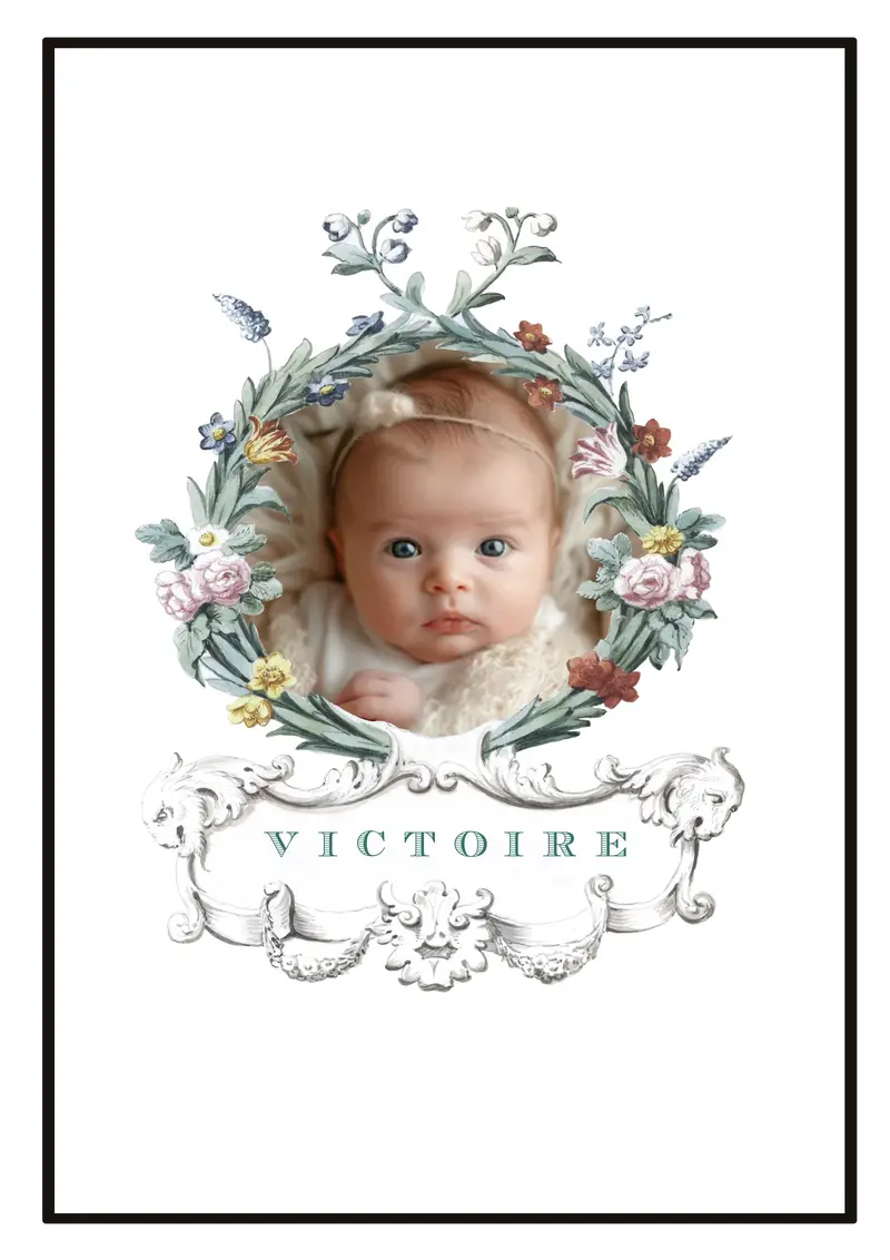 Pet Portrait - Jardin du Luxembourg - White