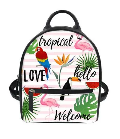 Petit Sac à Dos Flamant Rose Tropical