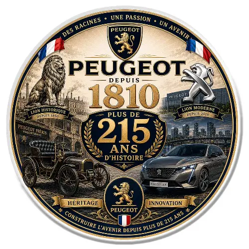 Peugeot depuis 1810 histoire automobile PZ176