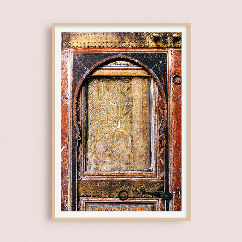 Photographie Ancienne Porte Marocaine | Marrakech Maroc