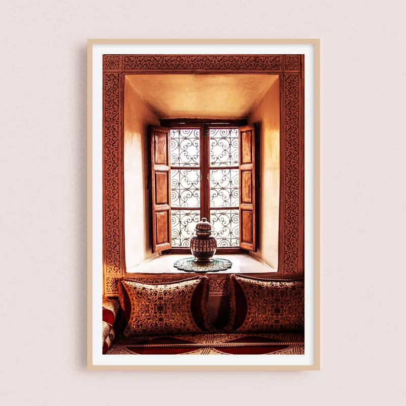 Photographie Fenêtre sur Salon | Marrakech Maroc