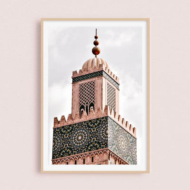 Photographie Minaret de la Mosquée Hassan II | Casablanca Maroc
