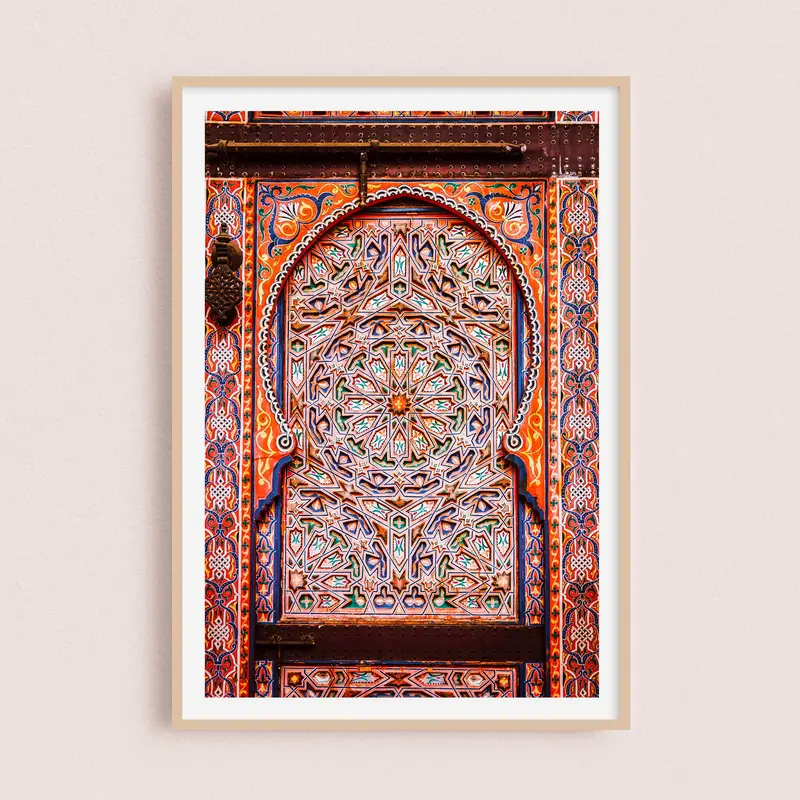 Photographie Porte colorée | Moulay Idriss Maroc