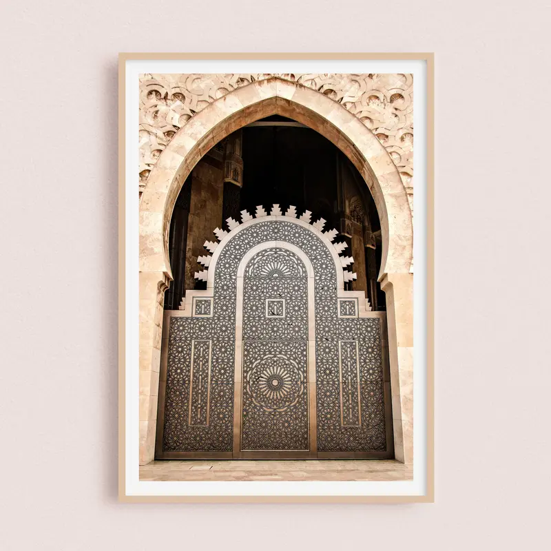 Photographie Porte Mosquée Hassan II Casablanca