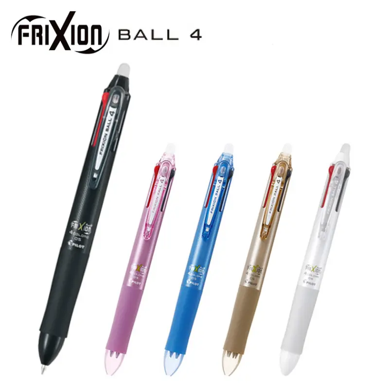 【PILOT】Stylo - Frixion  - 4 Couleurs - Effaçable - Pointe Fine 0,5mm - Rechargeable