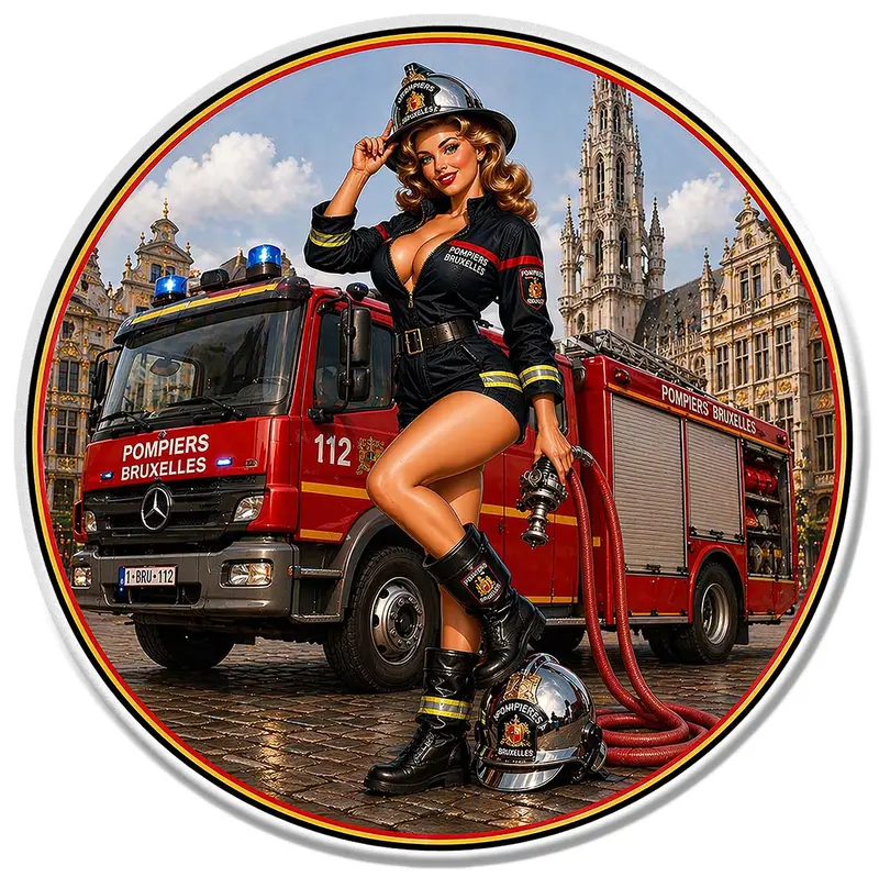 PINUP BELGE 112 POMPIER PZ145