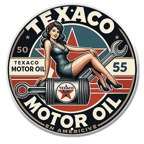 PINUP TEXACO TZ048