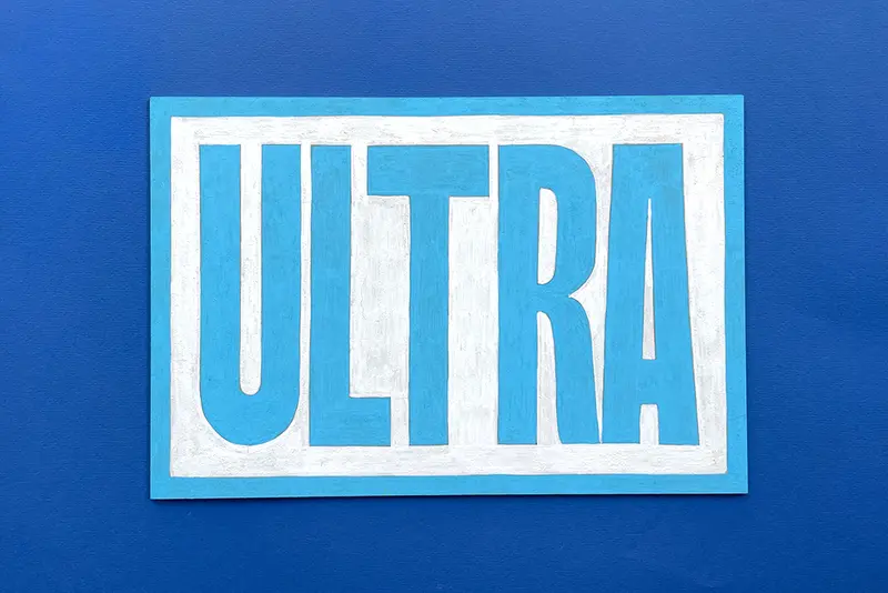 Plaque Ultra peinte à la main