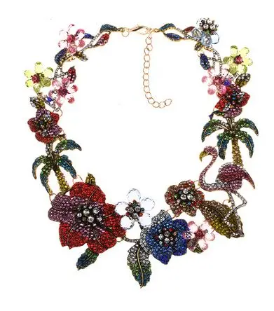 Plastron Flamant Rose Luxe