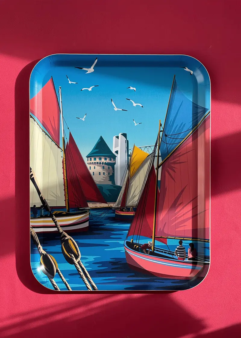 Plateau apéritif rectangulaire - Fêtes Maritimes de Brest